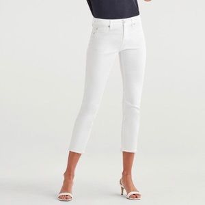 7 For All Mankind white ankle jeans - Size 24